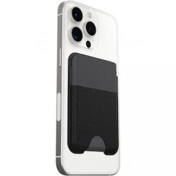 OtterBox Symmetry Cactus Leder MagSafe Wallet iPhone 16/15/14/13/12 Noir Ash - Schwarz