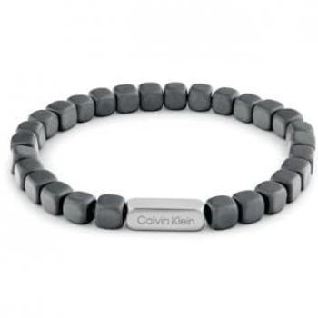 Pulsera de Hematita para Hombre Modern Square de Calvin Klein