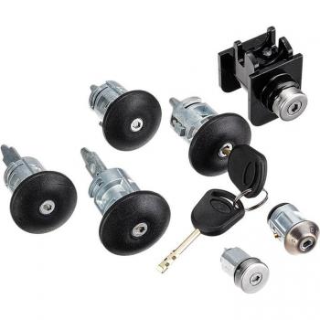AP68-7Pcs Car Door Lock Barrel and Key Set for Ford Transit Mk6