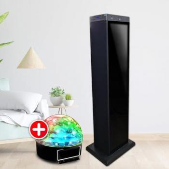 Colonne audio MPman T500CD HIFI Bluetooth 20W RMS CD 2 USB AUX Radio FM Boule LED
