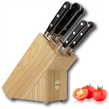 Sabatier Professional Five Piece Acacia Knife Block Set