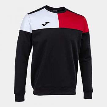 Sudadera joma crew v hombre/niño negro rojo blanco