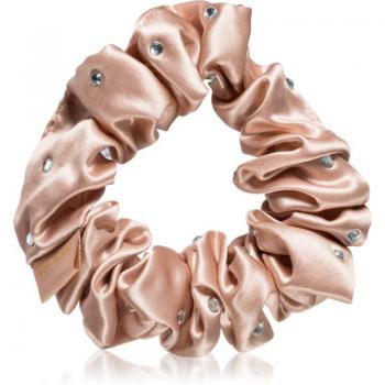 Crystallove Crystalized Silk Scrunchie elastico in seta per i capelli colore Rose Gold 1 pz
