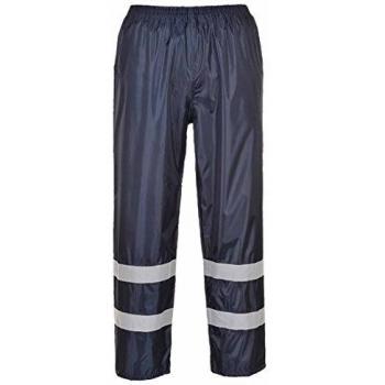 Portwest Classic IONA Waterproof Rain Trousers in Navy, Size L (31-inch inseam)