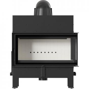 KRATKI Floki L Right Steel Fireplace 12 kW Ø 200