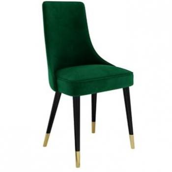 Chaise de cuisine Jackson 107 - Velours Magique 2225 - Vert