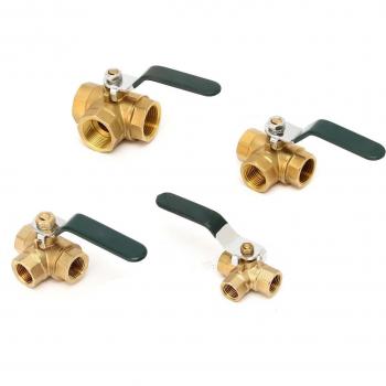 Brass 3-Way Ball Valve for Water Filter