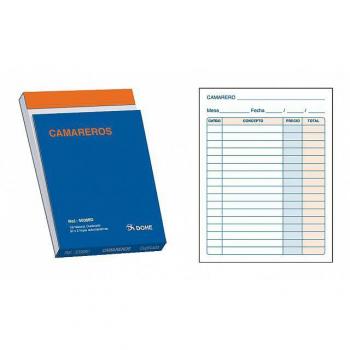 Talonario para Camareros 100 Hojas Duplicado