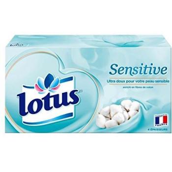 Lotus Sensitive - Boîte de mouchoirs - 12 x 80
