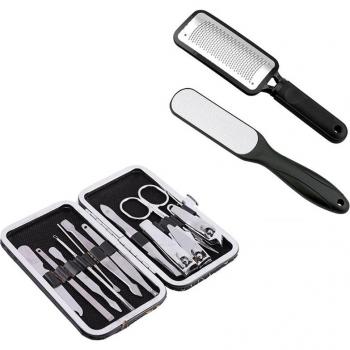 12-in-1 RVS Nagelknipper en Pedicure Set