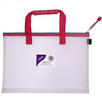 Snopake High Capacity Project Zippa Bag A4 Red