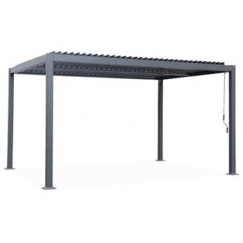 3x4m Louvered Aluminium Pergola With Adjustable Slats