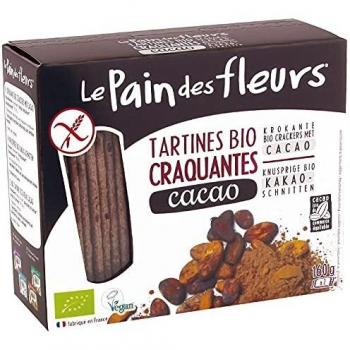 Biscottes craquantes aux noisettes et cacao sans gluten bio