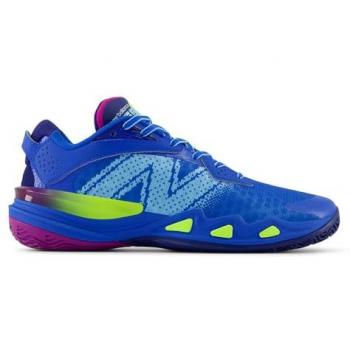 New Balance Unisex HESI LOW v2 Basketball Shoes - Blue/Yellow (Size 9)