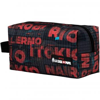 Bolsa de aseo brick con diseño de La Casa de Papel Cities