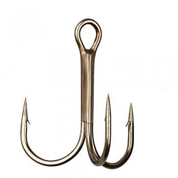 Gamakatsu Treble Hook 13B Size 1 Brüniert