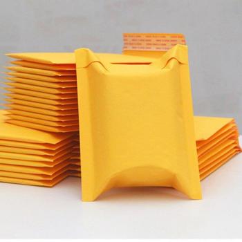 10Pcs Yellow Kraft Bubble Packaging Envelopes
