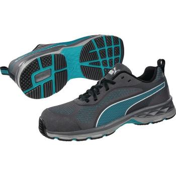 Chaussures Puma Fuse Knit Basse S1P ESD HRO SRC Gris/bleu, taille 40