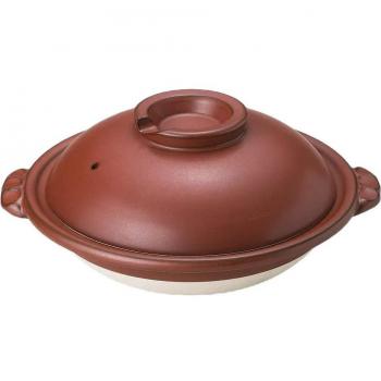 Banko-Yaki Red Iron Turtle Clay Pot Soft Shell 22×19×8cm