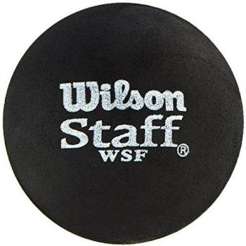 Wilson Staff Squash Balls Medium, Black (Red Dot)