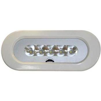 Scandvik Flush Mount 1000 Lumens LED Spreader Light, 10-30V, White, 41343P