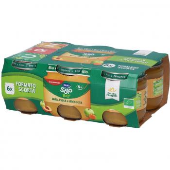 Hero Baby Omogeneizzato Pesca-Mela-Albicocca 6×120 g