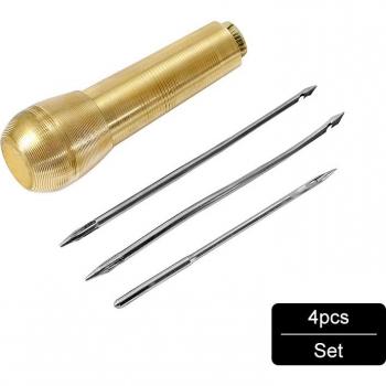Kit d'aiguilles en cuir