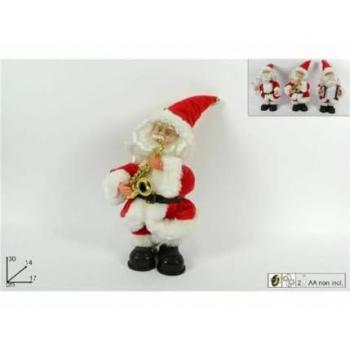 Papá Noel con Música y Movimiento Decoración de Navidad 17x30x14cm