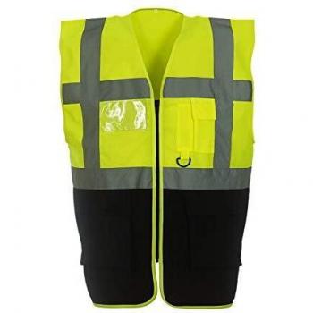 Yoko Hi-Vis Executive Vest Medium Yellow/Black