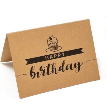 Tarjetas de Agradecimiento de Papel Kraft 4x6 - Set de 10