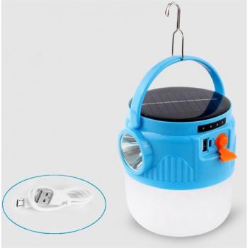 Rnemitery Solar-LED Campinglaterne 6000 mAh – Wasserdicht & USB‑aufladbar