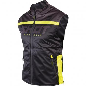Shot Bodywarmer Lite 2.0 Chaqueta Enduro Neón Negro y Amarillo