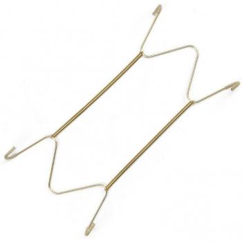 1PC Spring Stainless Steel Wall Holder Plate Hooks