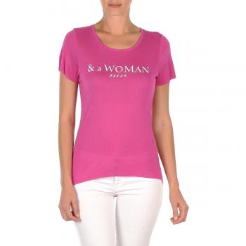 School Rag TEMMY T-Shirt Donna Viola - EU XS (T0) - Maniche Corte