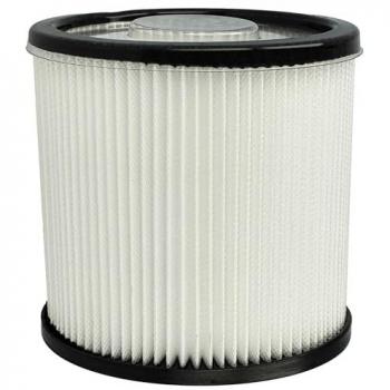 Filtro compatibile Scheppach 20L, NTS20, 16L, NTS16 aspirapolvere - filtro HEPA nero / bianco - Vhbw