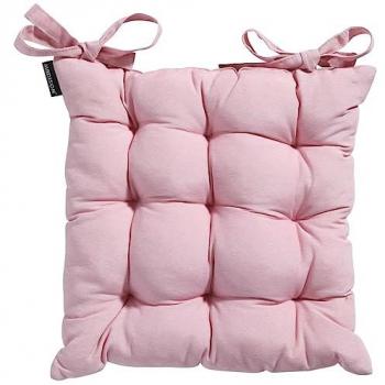 Madison Coussin de siège Panama 46x46 cm Rose pâle