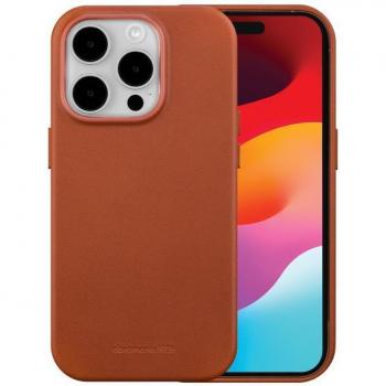 Roskilde Magsafe - Funda de cuero para iPhone 15 Pro Max - Bronceado