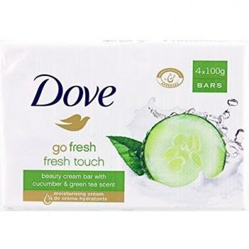 Dove Savon Douche Exfoliant Fresh Touch, 4×100 g – Pack 2