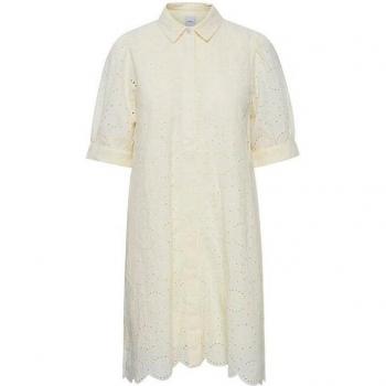 Vestito casual Ichi Ihfausta in cotone marrone