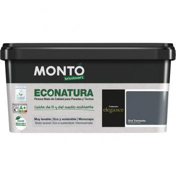Pintura interior econatura montó mate 4l gris tormenta