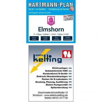 Stadtplan Elmshorn 1:14.000