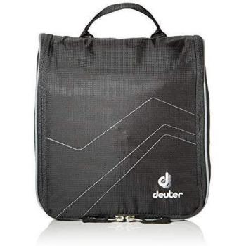 Deuter Wash Center I Kulturbeutel in Schwarz-Titan – 22 x 19 x 8 cm