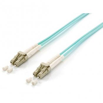 Equip LWL-Patchkabel-Glasfaserkabel LC->LC 50/125mμ 15.00m Multimode Duplex Türkis