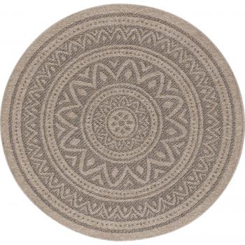 Tapis Rondeur Livabliss – Jute Naturelle – 160 cm – Couleur Bivouac