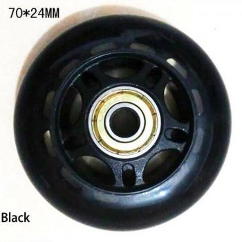 70mm High Elasticity Inline Roller Skate Wheels - Durable Replacement Accessories (4 Pack)
