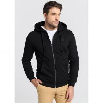 Camiseta de Punto Six Valves para Hombres en Negro