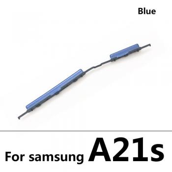 Tecla de encendido y botón de volumen lateral para Samsung A10S, A20S, A21S, A30S, A50S - Accesorio de teléfono