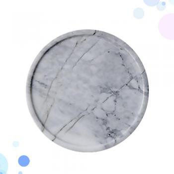 Marble Dessert Plate - Grey