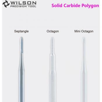 2-teiliges Set VHM Polygone WILSON Hartmetall-Nagelbohrerbits