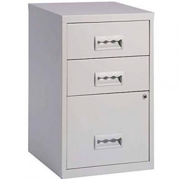 Pierre Henry Lockable Drawers Filing Cabinet COMBI in White